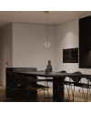 ANDRÓMEDA * COLGANTE 1L - BASE ORO - CRISTAL TRANSPARENT 8941